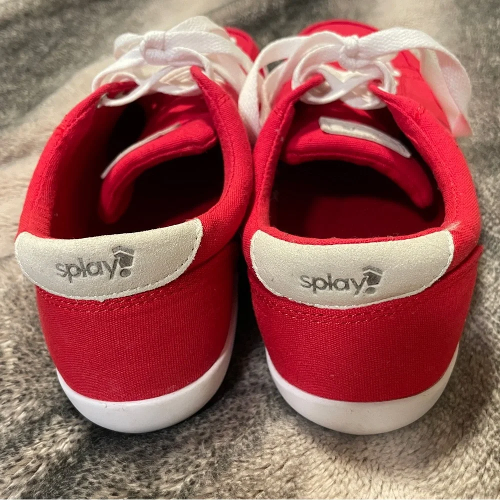 Splay Barefoot Canvas "Cardinal Red" Freestyle 2.0 Mens 8 / Womens 10 Worn Once! - Picture 2 of 9